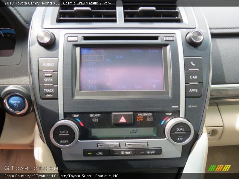 Cosmic Gray Metallic / Ivory 2013 Toyota Camry Hybrid XLE