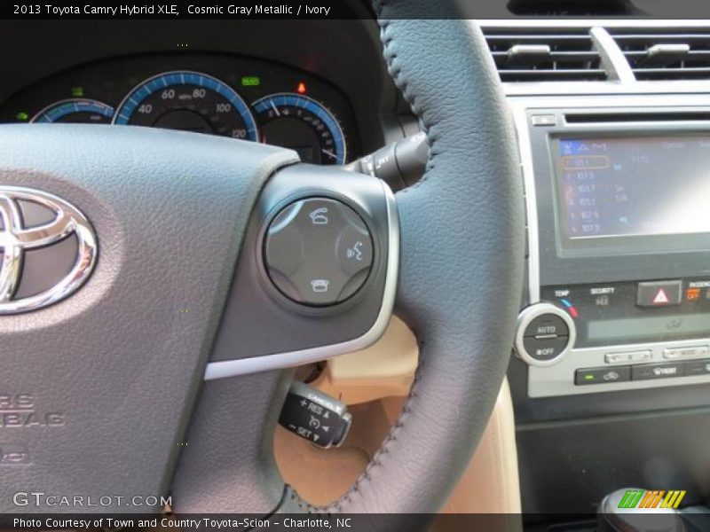 Cosmic Gray Metallic / Ivory 2013 Toyota Camry Hybrid XLE