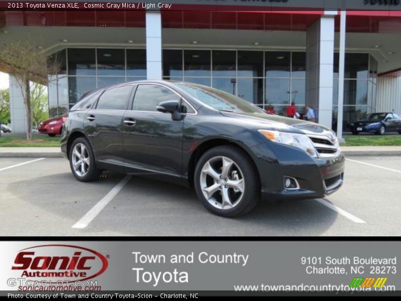 Cosmic Gray Mica / Light Gray 2013 Toyota Venza XLE