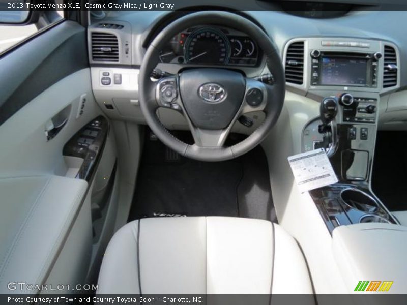 Cosmic Gray Mica / Light Gray 2013 Toyota Venza XLE