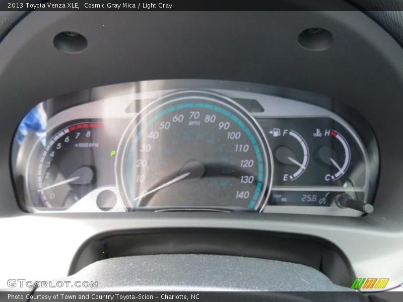Cosmic Gray Mica / Light Gray 2013 Toyota Venza XLE
