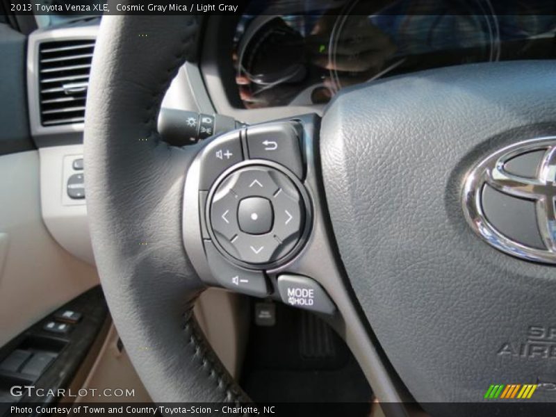 Cosmic Gray Mica / Light Gray 2013 Toyota Venza XLE