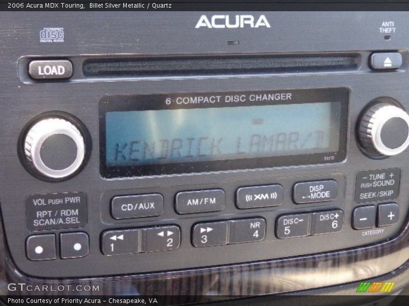 Billet Silver Metallic / Quartz 2006 Acura MDX Touring