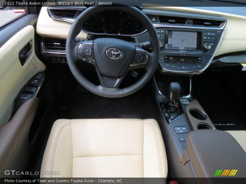 Blizzard White Pearl / Almond 2013 Toyota Avalon Limited