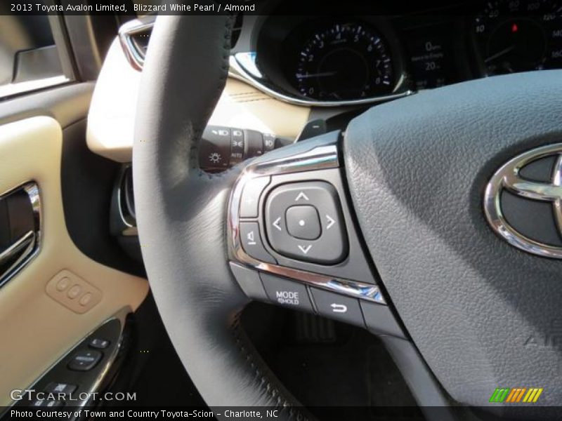Blizzard White Pearl / Almond 2013 Toyota Avalon Limited