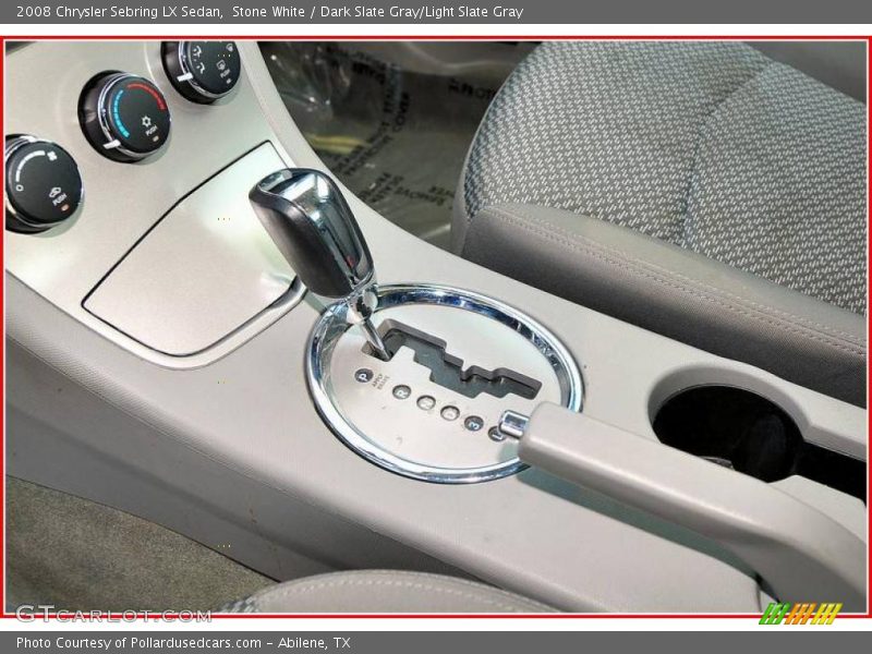 Stone White / Dark Slate Gray/Light Slate Gray 2008 Chrysler Sebring LX Sedan