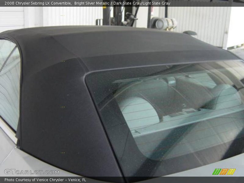 Bright Silver Metallic / Dark Slate Gray/Light Slate Gray 2008 Chrysler Sebring LX Convertible