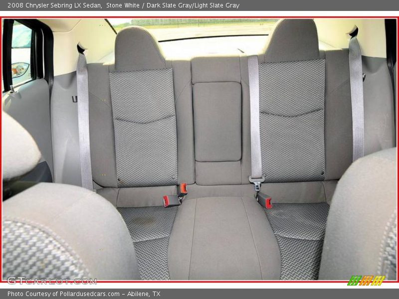 Stone White / Dark Slate Gray/Light Slate Gray 2008 Chrysler Sebring LX Sedan