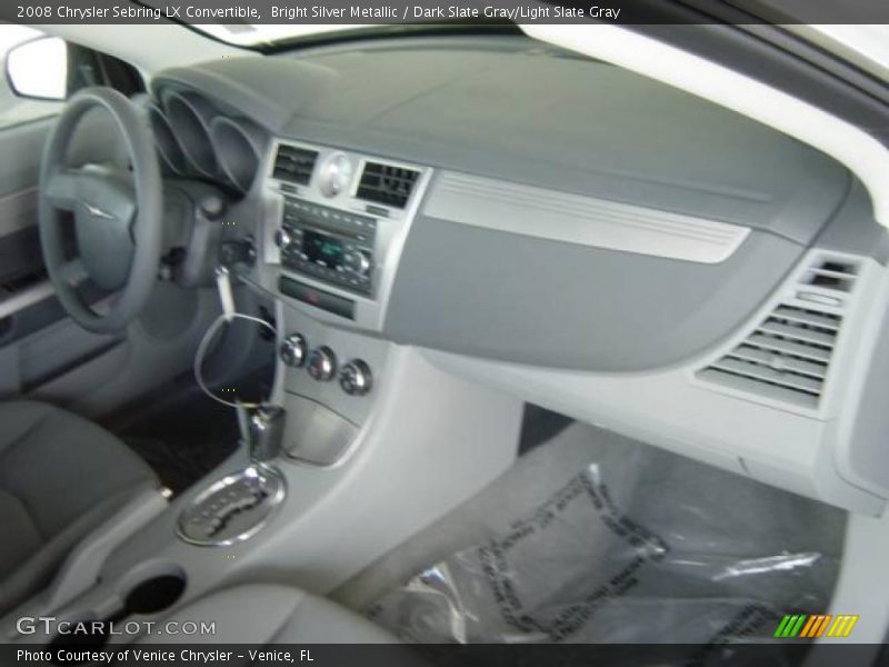 Bright Silver Metallic / Dark Slate Gray/Light Slate Gray 2008 Chrysler Sebring LX Convertible