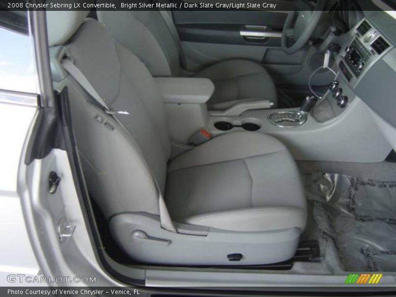 Bright Silver Metallic / Dark Slate Gray/Light Slate Gray 2008 Chrysler Sebring LX Convertible