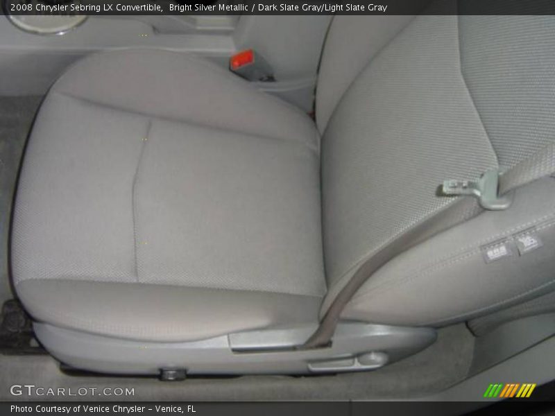Bright Silver Metallic / Dark Slate Gray/Light Slate Gray 2008 Chrysler Sebring LX Convertible