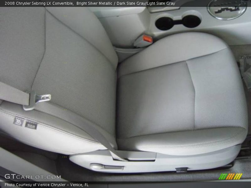 Bright Silver Metallic / Dark Slate Gray/Light Slate Gray 2008 Chrysler Sebring LX Convertible