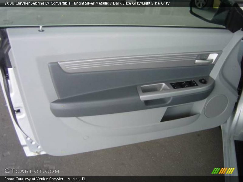 Bright Silver Metallic / Dark Slate Gray/Light Slate Gray 2008 Chrysler Sebring LX Convertible