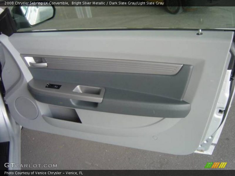 Bright Silver Metallic / Dark Slate Gray/Light Slate Gray 2008 Chrysler Sebring LX Convertible