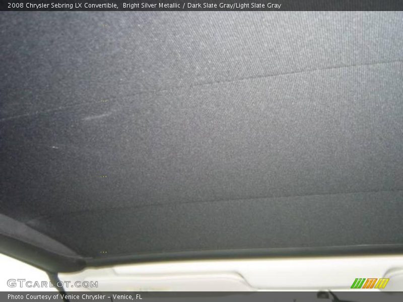 Bright Silver Metallic / Dark Slate Gray/Light Slate Gray 2008 Chrysler Sebring LX Convertible