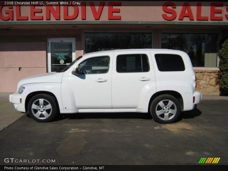 Summit White / Gray 2008 Chevrolet HHR LS