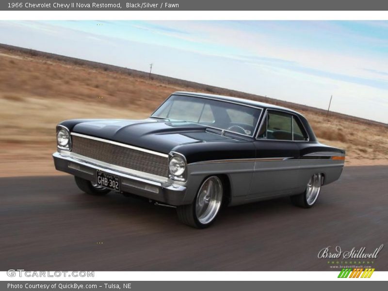Black/Silver / Fawn 1966 Chevrolet Chevy II Nova Restomod