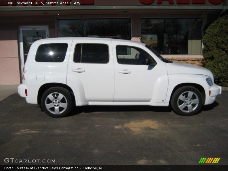 Summit White / Gray 2008 Chevrolet HHR LS