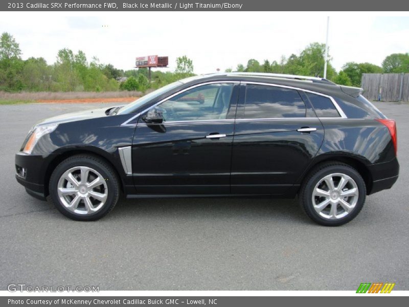 Black Ice Metallic / Light Titanium/Ebony 2013 Cadillac SRX Performance FWD