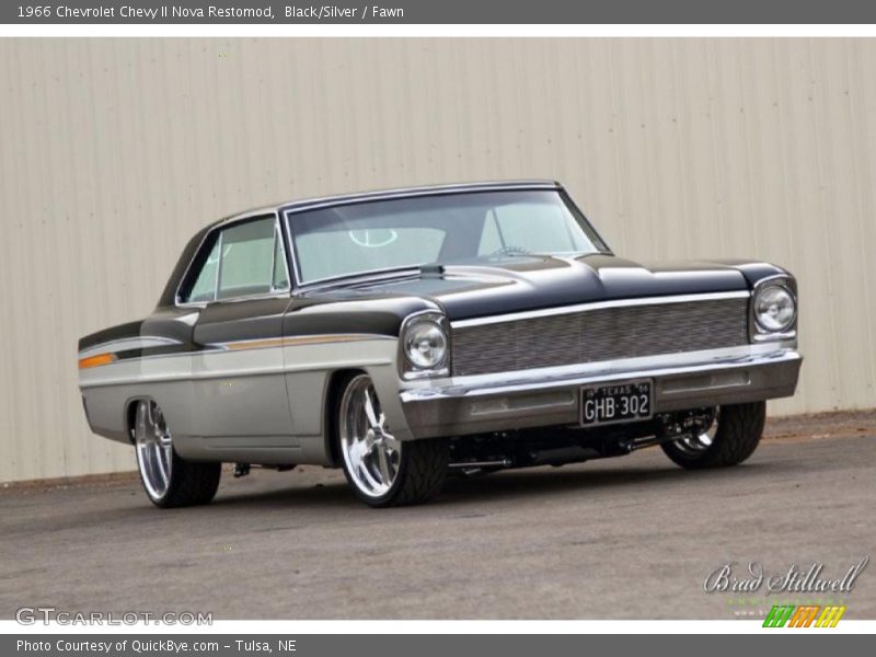 Black/Silver / Fawn 1966 Chevrolet Chevy II Nova Restomod
