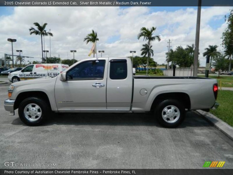Silver Birch Metallic / Medium Dark Pewter 2005 Chevrolet Colorado LS Extended Cab