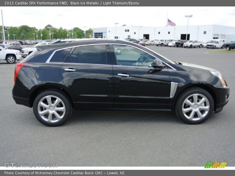 Black Ice Metallic / Light Titanium/Ebony 2013 Cadillac SRX Performance FWD
