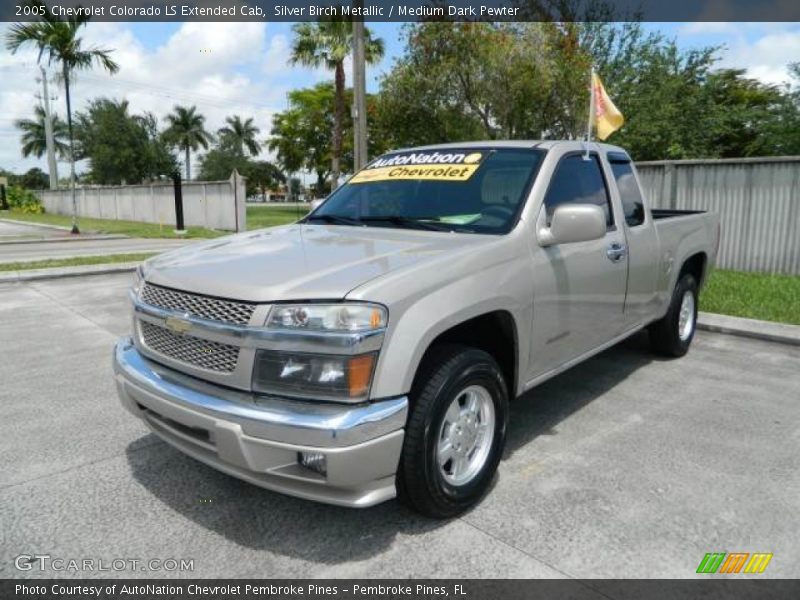 Silver Birch Metallic / Medium Dark Pewter 2005 Chevrolet Colorado LS Extended Cab