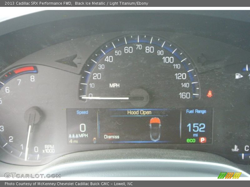 Black Ice Metallic / Light Titanium/Ebony 2013 Cadillac SRX Performance FWD