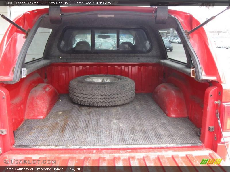 Flame Red / Mist Gray 2000 Dodge Dakota SLT Crew Cab 4x4