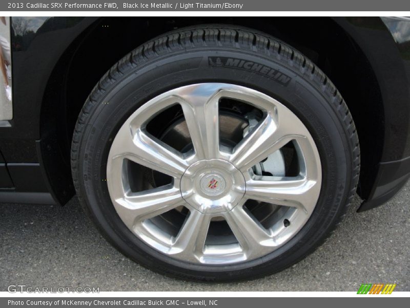 Black Ice Metallic / Light Titanium/Ebony 2013 Cadillac SRX Performance FWD
