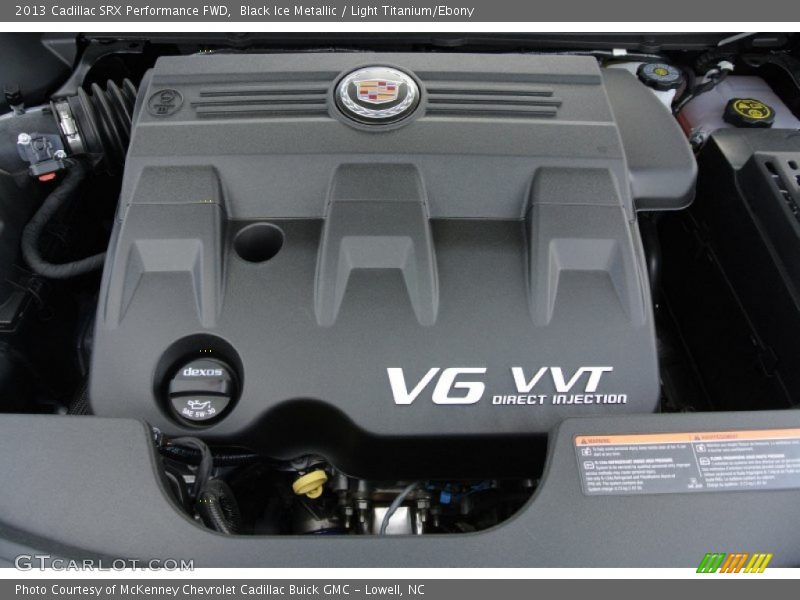 Black Ice Metallic / Light Titanium/Ebony 2013 Cadillac SRX Performance FWD