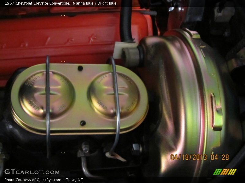 Marina Blue / Bright Blue 1967 Chevrolet Corvette Convertible