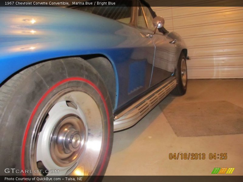 Marina Blue / Bright Blue 1967 Chevrolet Corvette Convertible