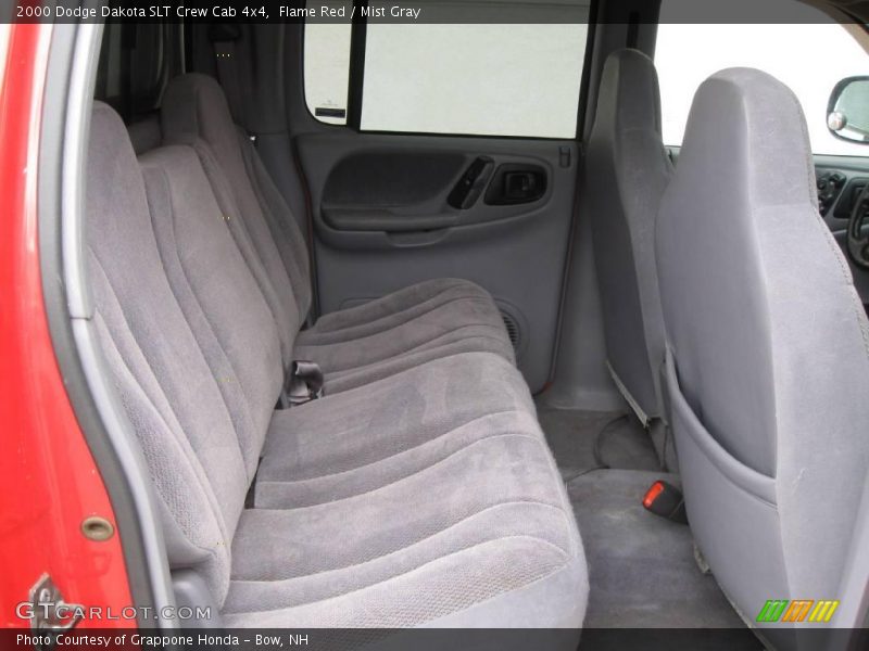 Flame Red / Mist Gray 2000 Dodge Dakota SLT Crew Cab 4x4