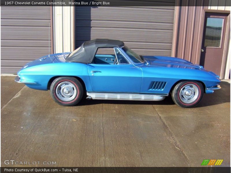  1967 Corvette Convertible Marina Blue