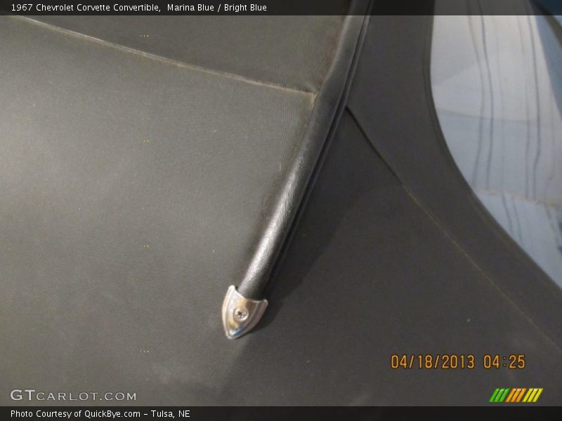 Marina Blue / Bright Blue 1967 Chevrolet Corvette Convertible