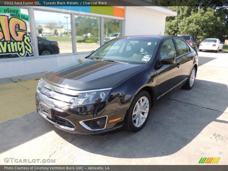 Tuxedo Black Metallic / Charcoal Black 2012 Ford Fusion SEL