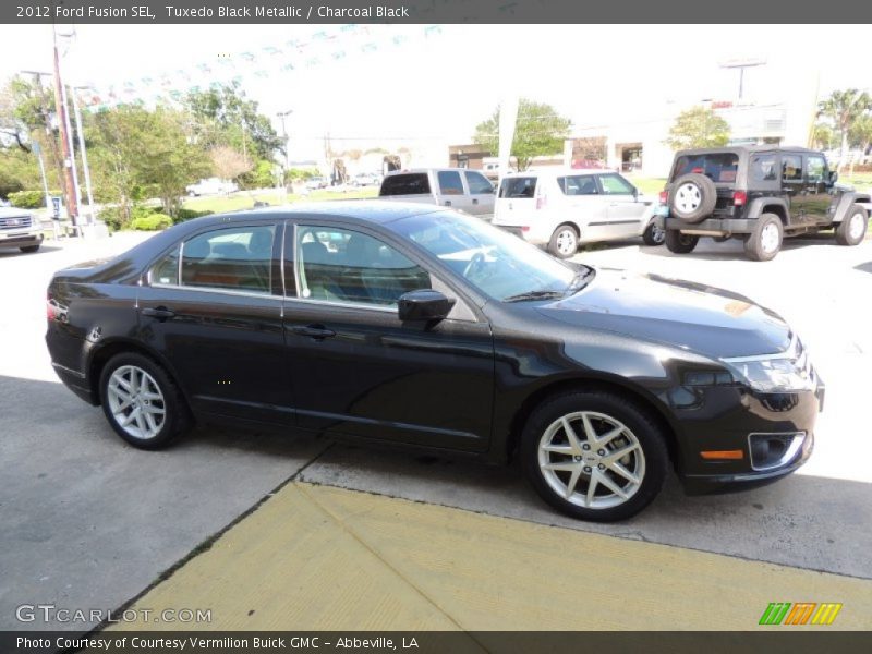 Tuxedo Black Metallic / Charcoal Black 2012 Ford Fusion SEL