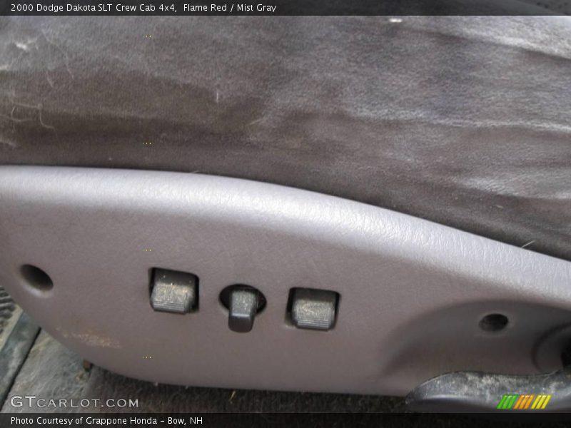 Flame Red / Mist Gray 2000 Dodge Dakota SLT Crew Cab 4x4