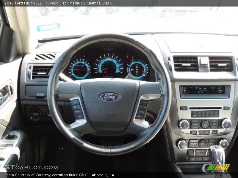 Tuxedo Black Metallic / Charcoal Black 2012 Ford Fusion SEL