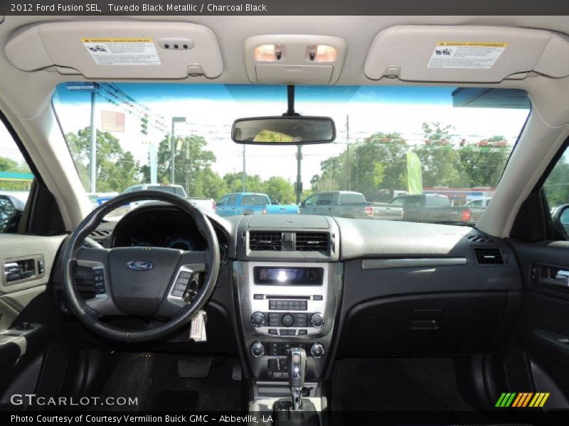 Tuxedo Black Metallic / Charcoal Black 2012 Ford Fusion SEL