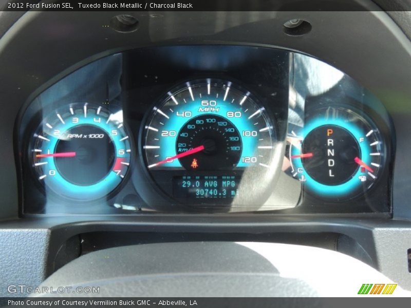 Tuxedo Black Metallic / Charcoal Black 2012 Ford Fusion SEL