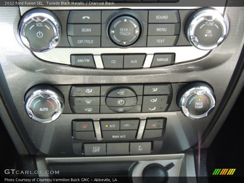 Tuxedo Black Metallic / Charcoal Black 2012 Ford Fusion SEL