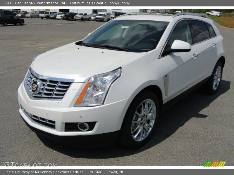 Platinum Ice Tricoat / Ebony/Ebony 2013 Cadillac SRX Performance FWD