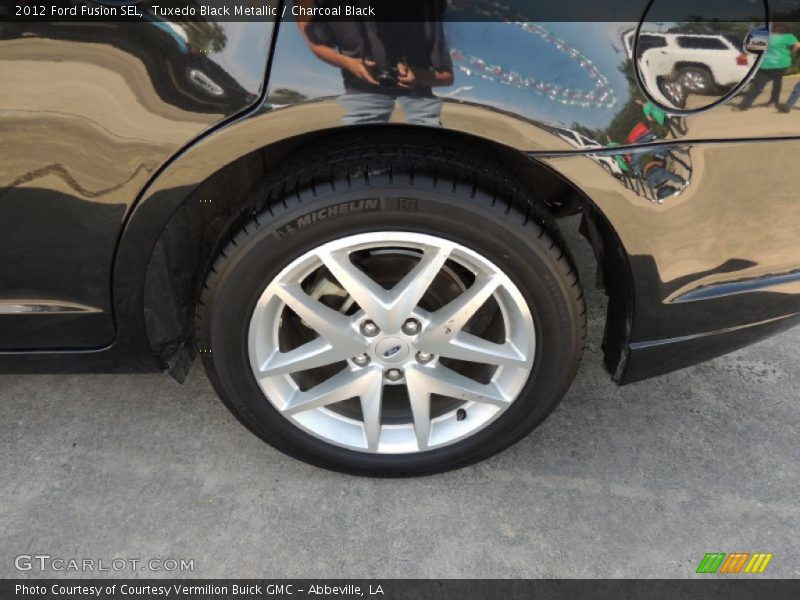 Tuxedo Black Metallic / Charcoal Black 2012 Ford Fusion SEL