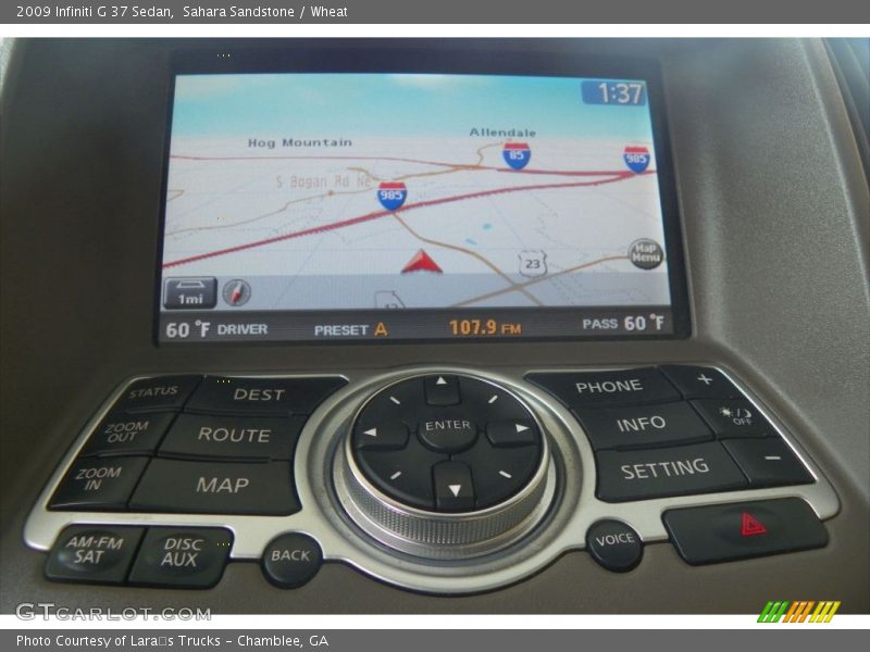 Sahara Sandstone / Wheat 2009 Infiniti G 37 Sedan