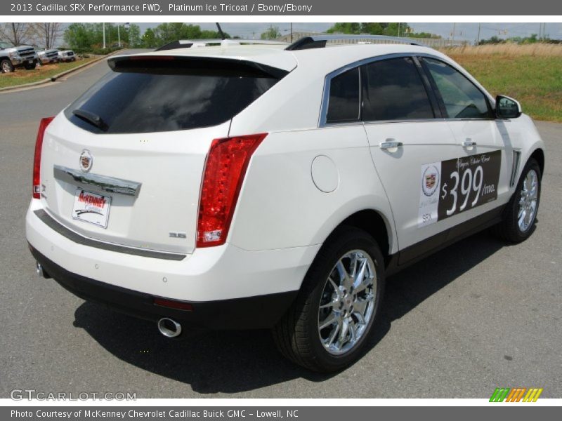 Platinum Ice Tricoat / Ebony/Ebony 2013 Cadillac SRX Performance FWD