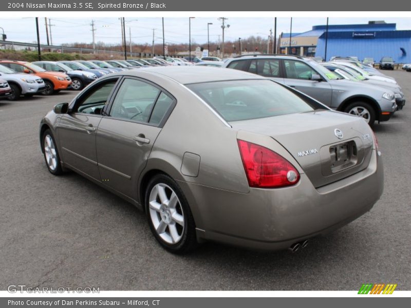 Spirited Bronze / Black 2004 Nissan Maxima 3.5 SE