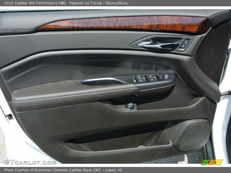 Platinum Ice Tricoat / Ebony/Ebony 2013 Cadillac SRX Performance FWD