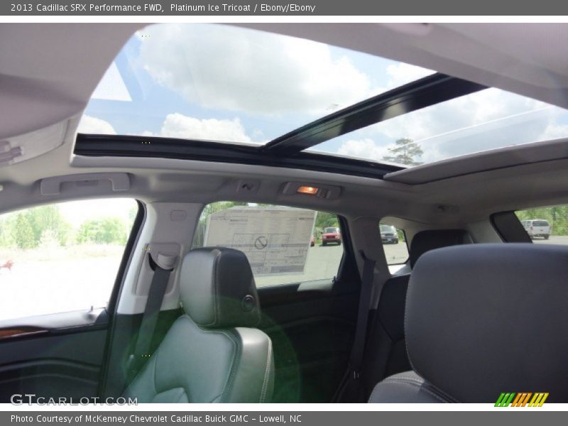 Platinum Ice Tricoat / Ebony/Ebony 2013 Cadillac SRX Performance FWD